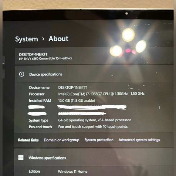 HP Envy x360 Paid $1,200 Asking for $750 OBO!! - Picture 7 of 7